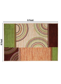 Status Contract Status Taba with Anti Skid Nylon Rug - 48"x72", Multicolour  - Image 2