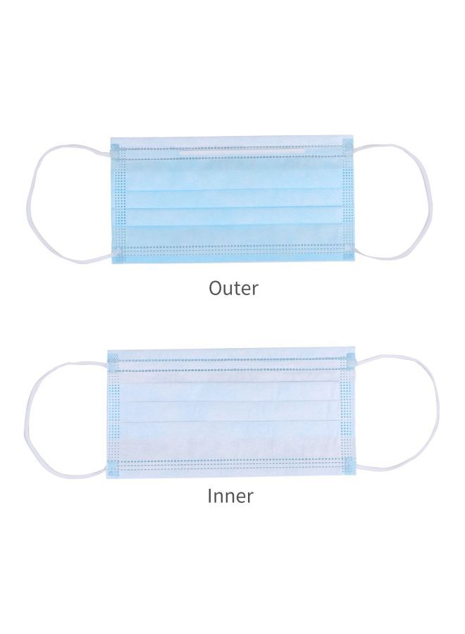 NIBEMINENT 50-Piece Disposable 3-Layer Earloop Face Masks - Image 5