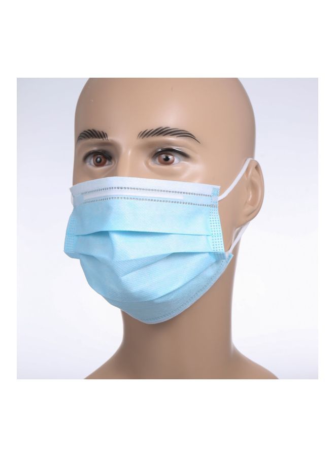 NIBEMINENT 50-Piece Disposable 3-Layer Earloop Face Masks - Image 3