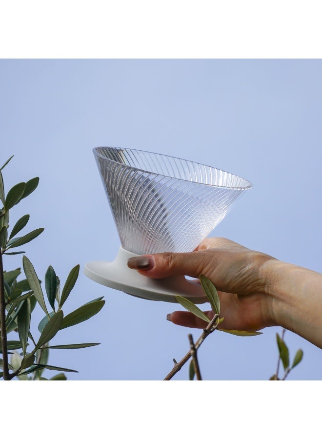 Hario V60 Dripper NEO 01, Transparent, 1–2 Cups, PCT Resin - Image 3