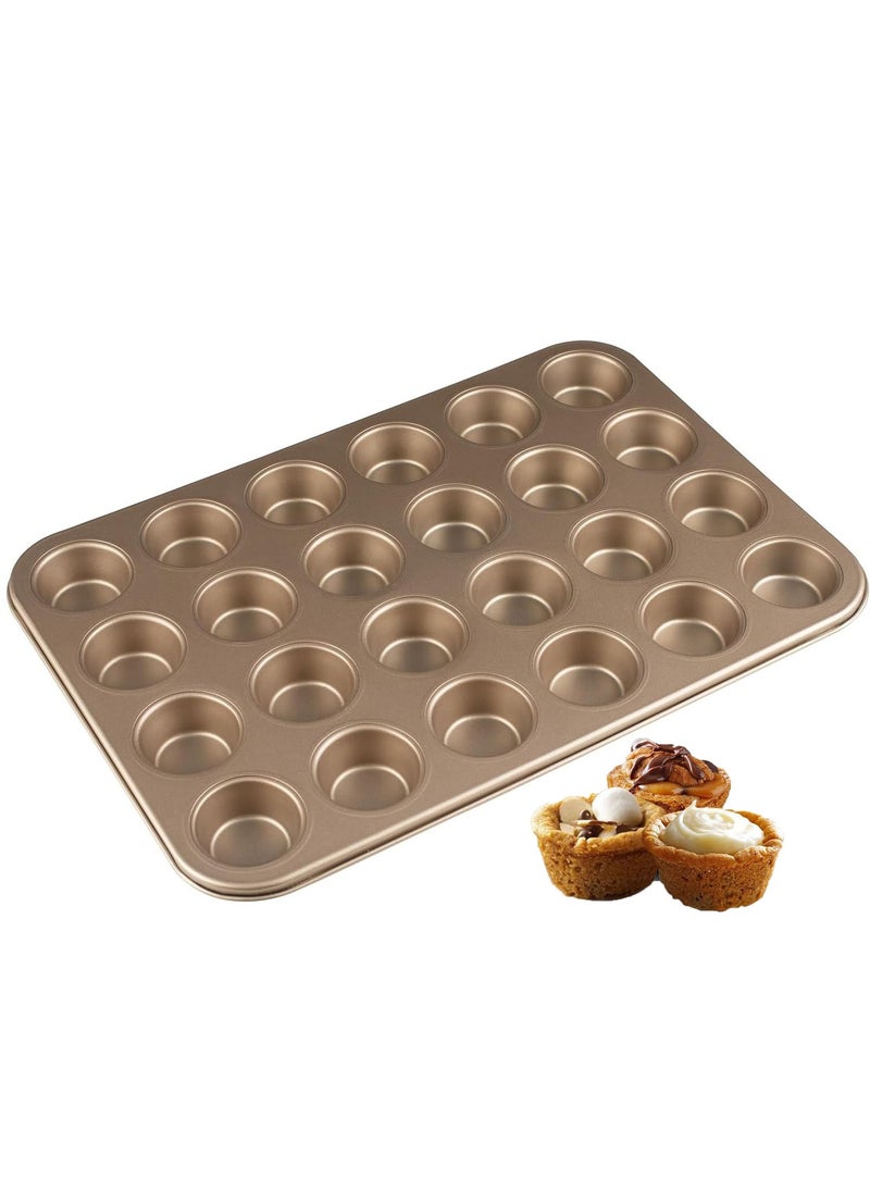 Arabest 24-Cup Cupcake Muffin Pan, Non-Stick Muffin Tray, Reusable Cupcake Tin for Baking Cookie, Cake  - Image 1