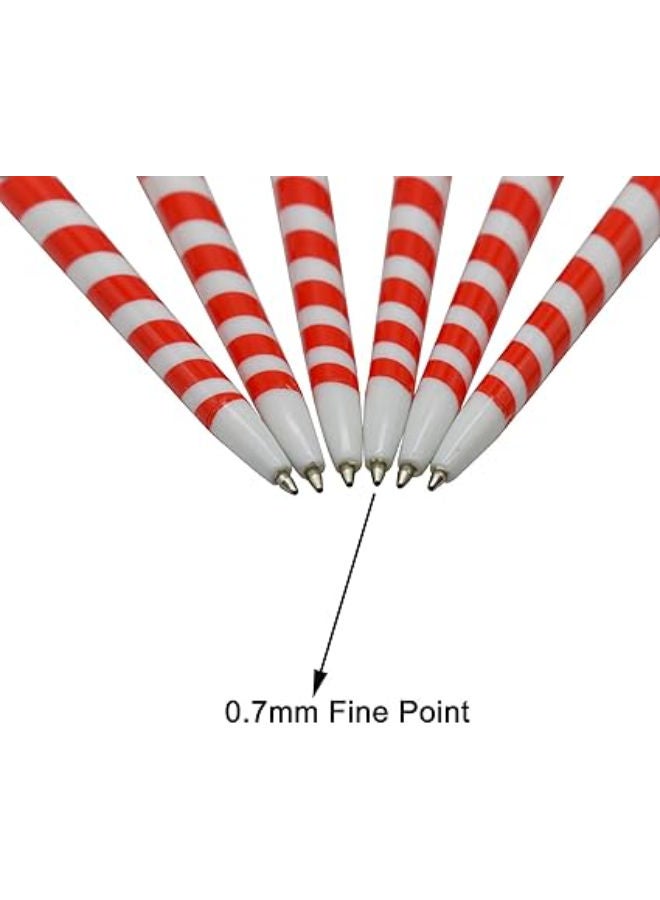 12 قطعة - قلم حبر جاف على شكل عصا حلوى - Image 4