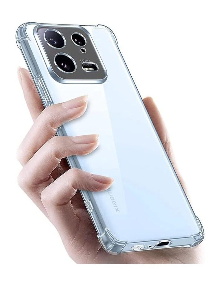 Raxoom Shockproof Flexible TPU Bumper Case for Xiaomi 13 - Transparent, Anti-Scratch Silicone Cover with Full Camera Protection - Image 1