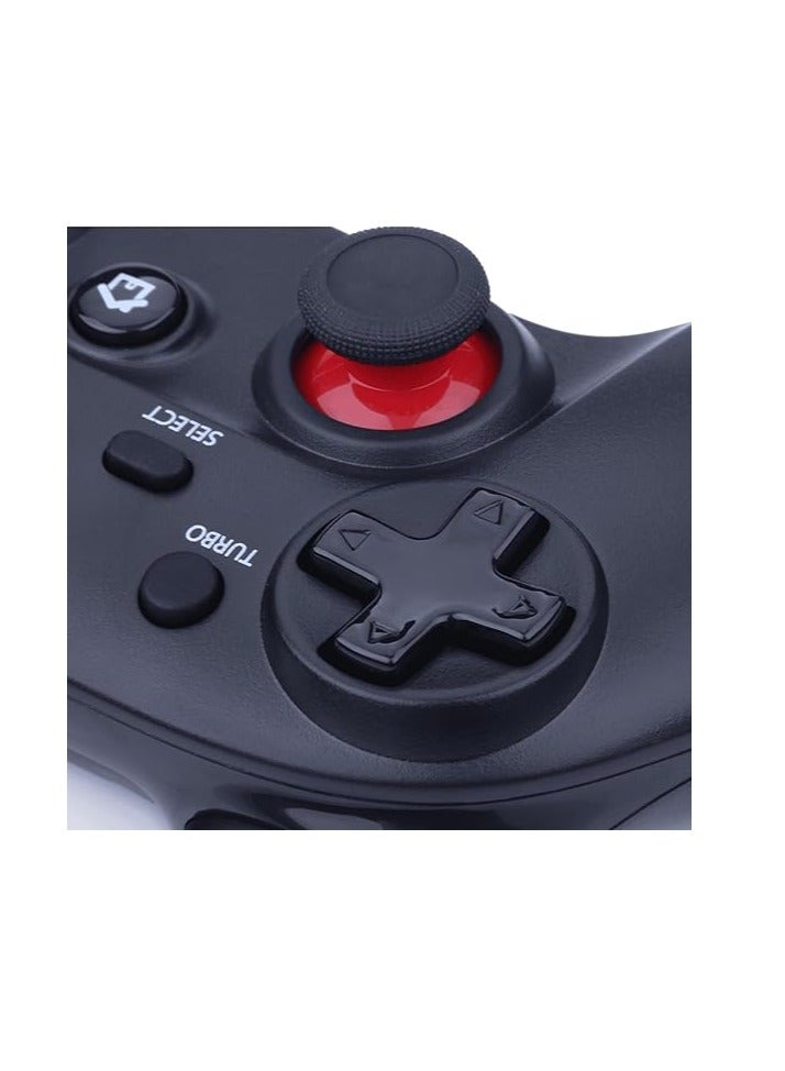 Wired Computer Controller with 16-Button Input | Joystick & Command Controls | Black - Image 2