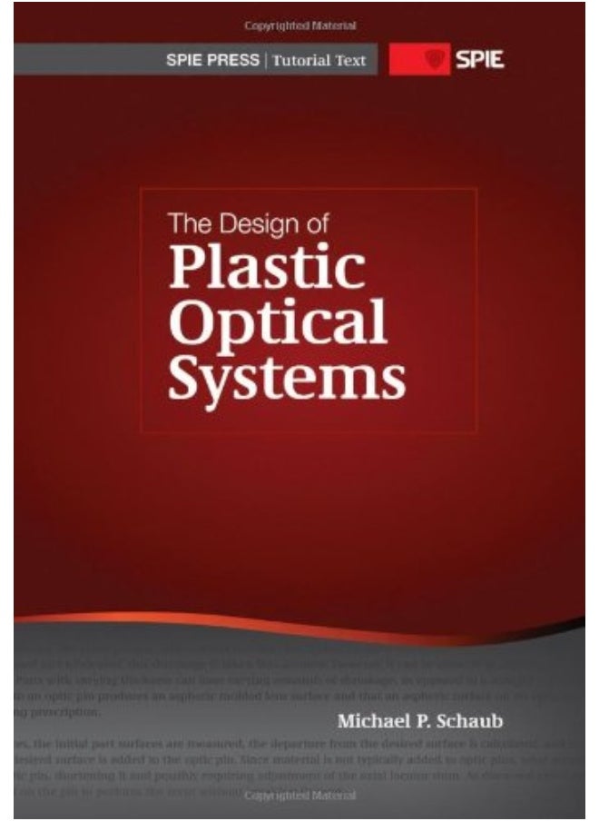 null - The Design of Plastic Optical Systems - Image 1