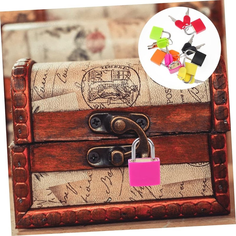 ARTIBETTER 24pcs Keyed Padlocks Travel Lock Set of 4 for Luggage Backpacks Jewelry Boxes - Image 3