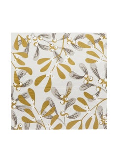 Talking Tables Botanical Mistletoe Napkin 33cm 20pack  - Image 4