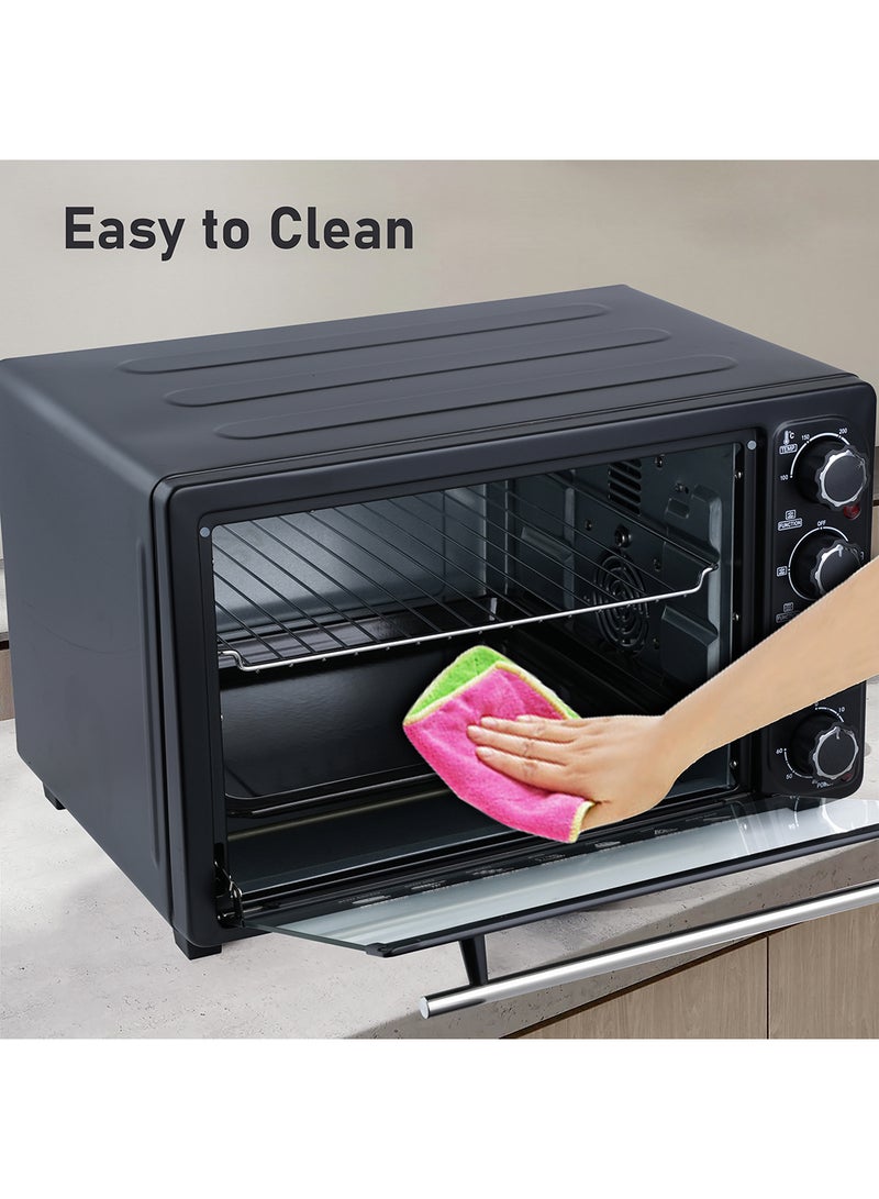سوناشي فرن تحميص كهربائي مزود بمشواة وحَمل حراري سعة 36 لتراً 1500 W STO-731 أسود - Image 4