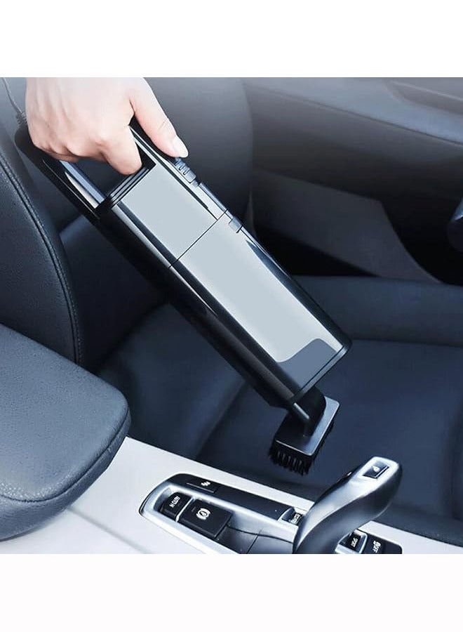 مكنسة محمولة للسيارة والمنزل قابلة لإعادة الشحن بقوة 7.4V 2500mAh – 10000Pa - Image 1