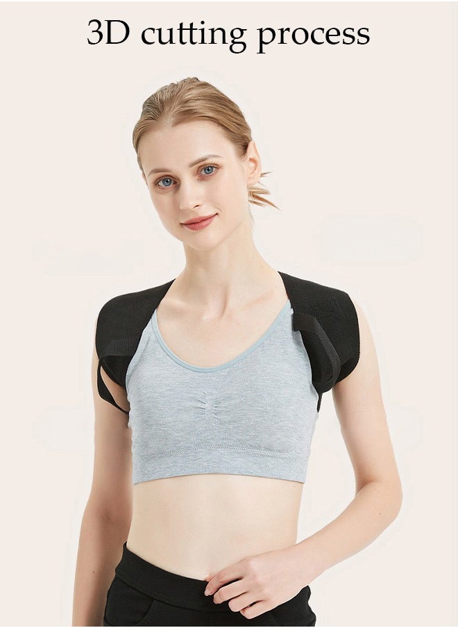 DUNISO Back Correction Strap, Adjustable Posture Corrector Spine Straightener for Relief of Neck Shoulder Pain Develop Good Seated Standing for Men Women Elderly Teens  - Image 4