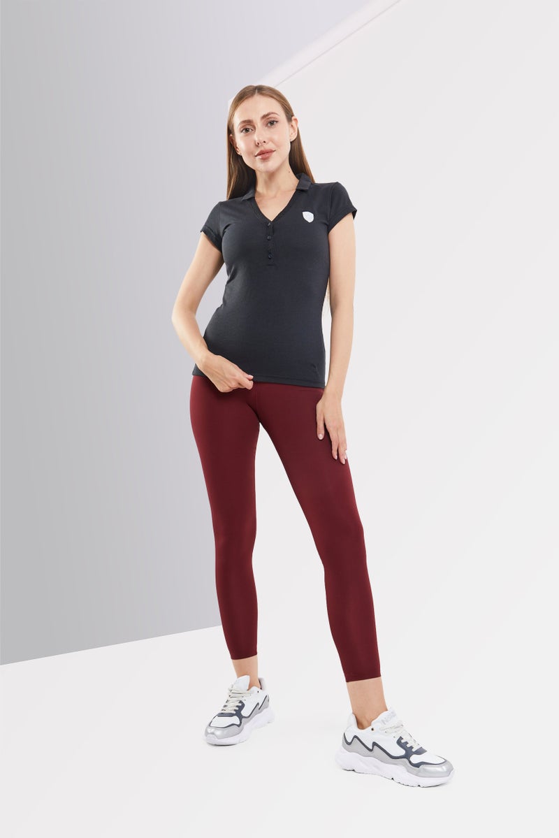PUMA Puma x Scuderia Ferrari Women Sportswear Fit Cap Sleeve Polo Shirt, Black  - Image 2