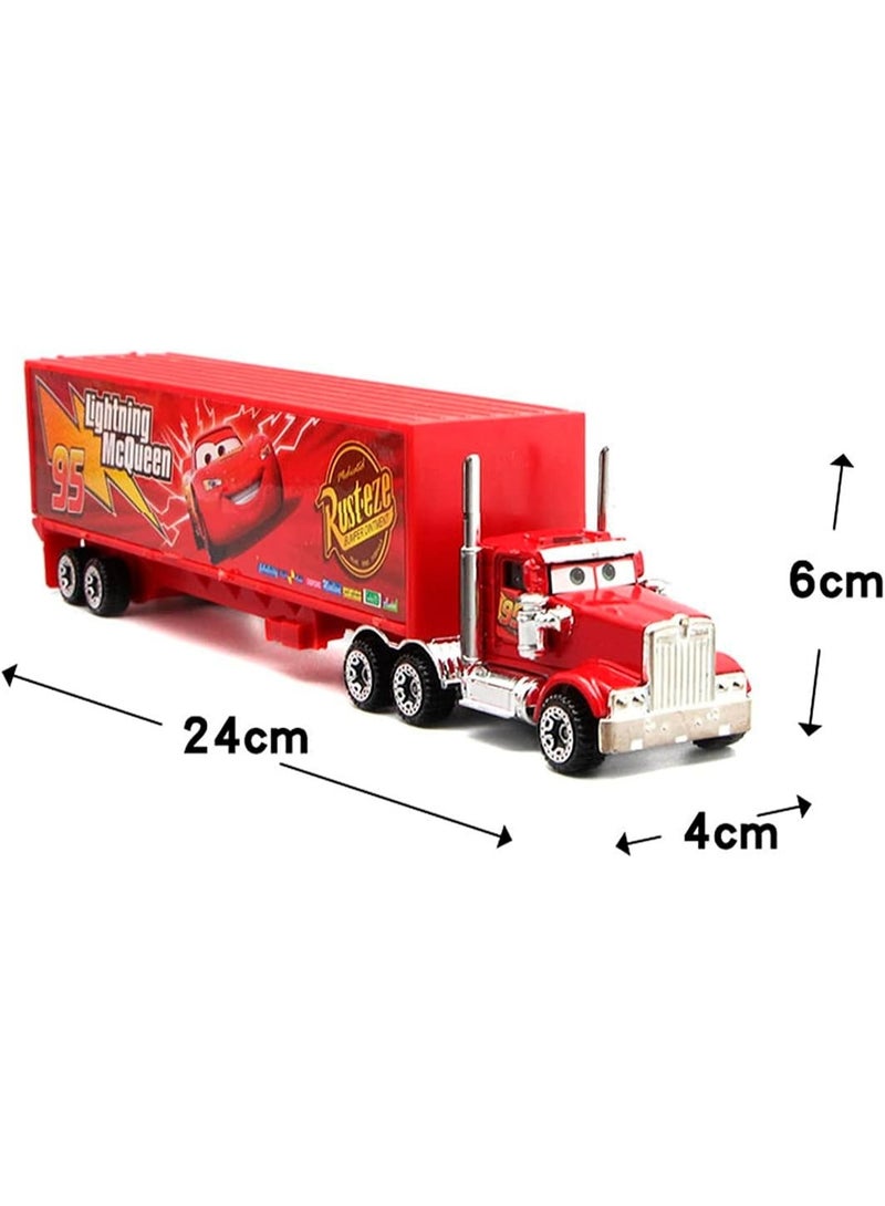 Disney Pixar Cars 2 & 3 7-Piece Diecast Vehicle Set Lightning McQueen The King Chick Hicks Mack Truck Uncle Metal Toy Cars Gift for Kids - Image 5