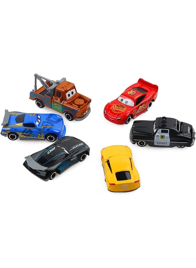 Disney Pixar Cars 2 & 3 7-Piece Diecast Vehicle Set Lightning McQueen The King Chick Hicks Mack Truck Uncle Metal Toy Cars Gift for Kids - Image 4