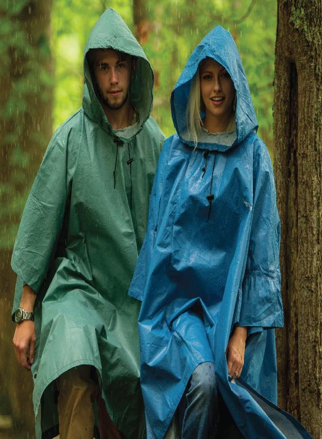 Frogg Toggs FROGG TOGGS Men's Standard Ultra-Lite2 Waterproof Breathable Poncho, Dark Green, One Size - Image 4