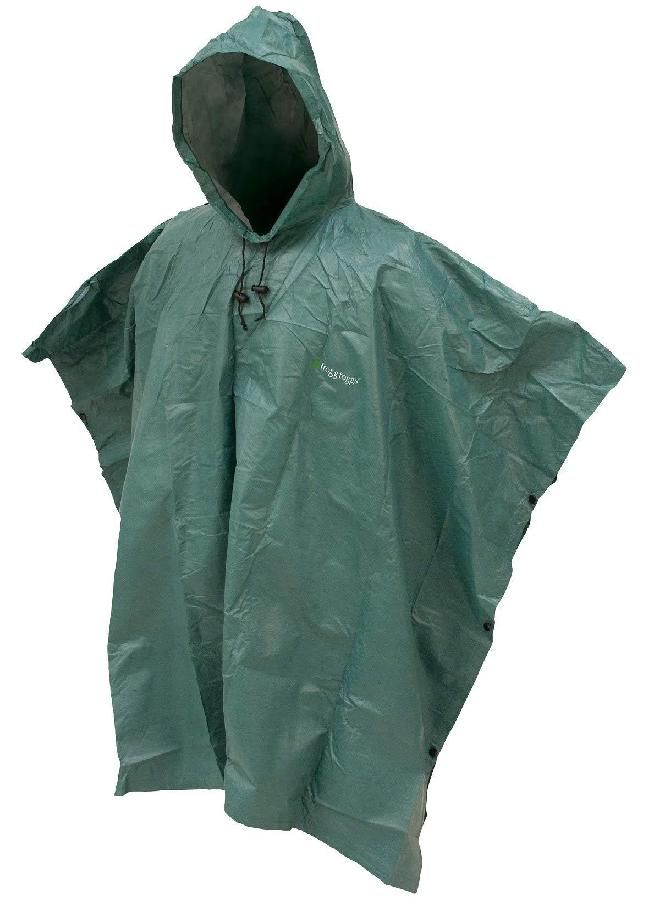 Frogg Toggs FROGG TOGGS Men's Standard Ultra-Lite2 Waterproof Breathable Poncho, Dark Green, One Size - Image 1