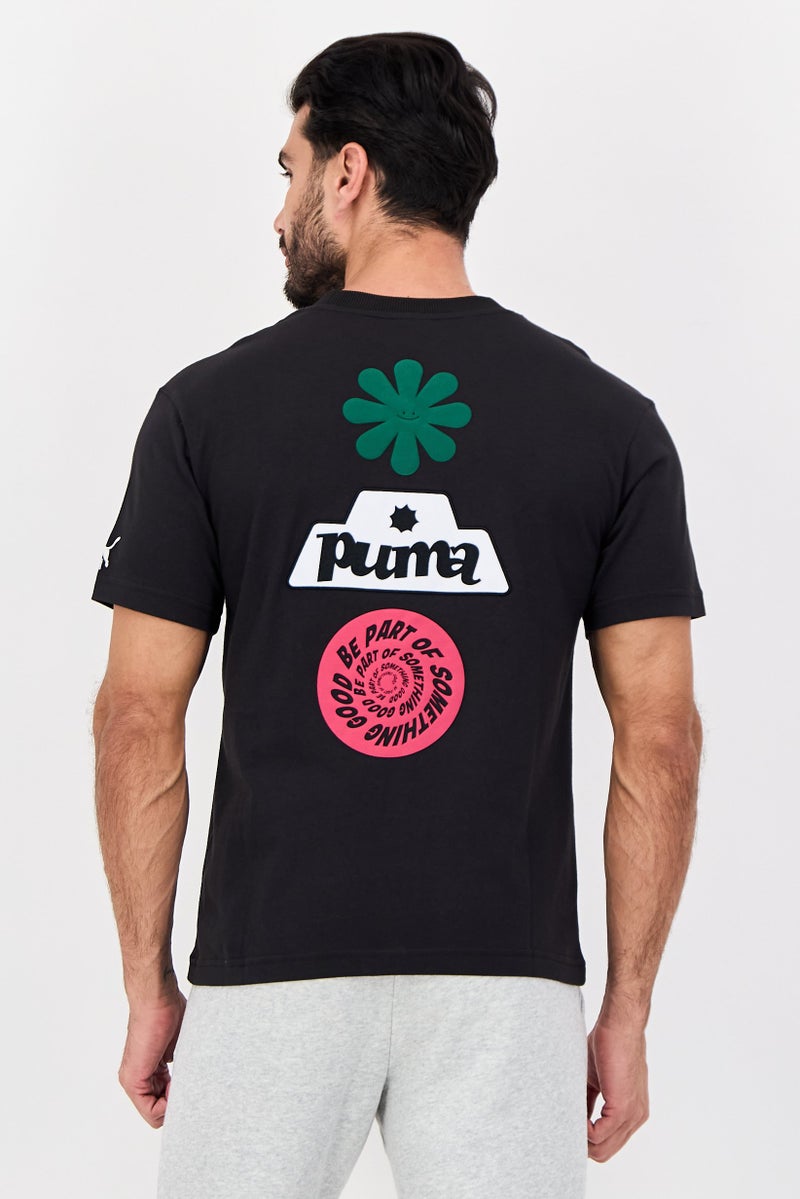 PUMA Men Asia Fit Short Sleeve Outdoor T-Shirt, Black - Image 3