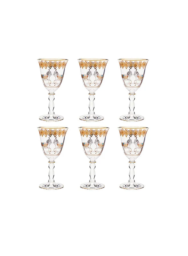 Villeroy & Boch 6-Piece Horse Amber Juice Goblet