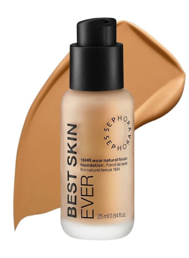 سيفورا مجموعة سيفورا - كريم أساس سائل بيست سكين إيفر بلمسة نهائية طبيعية يدوم 16 ساعة، 25 مل - لون 20Y متوسط ​​مع درجات صفراء - Image 1