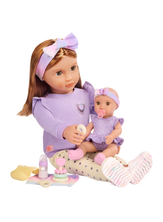 Our Generation Big/Little Sister Dolls w/baby acc, Jory & Riley - Image 4