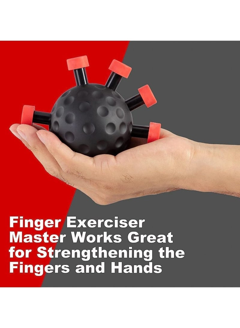 general Hand Grip Strengthener, Finger Strengthener Finger Exerciser Ball, Finger Trainer Exercise Five Finger, Hand Strengthener Workout Equipment for Climbing, Musician and Balls Games - Image 5