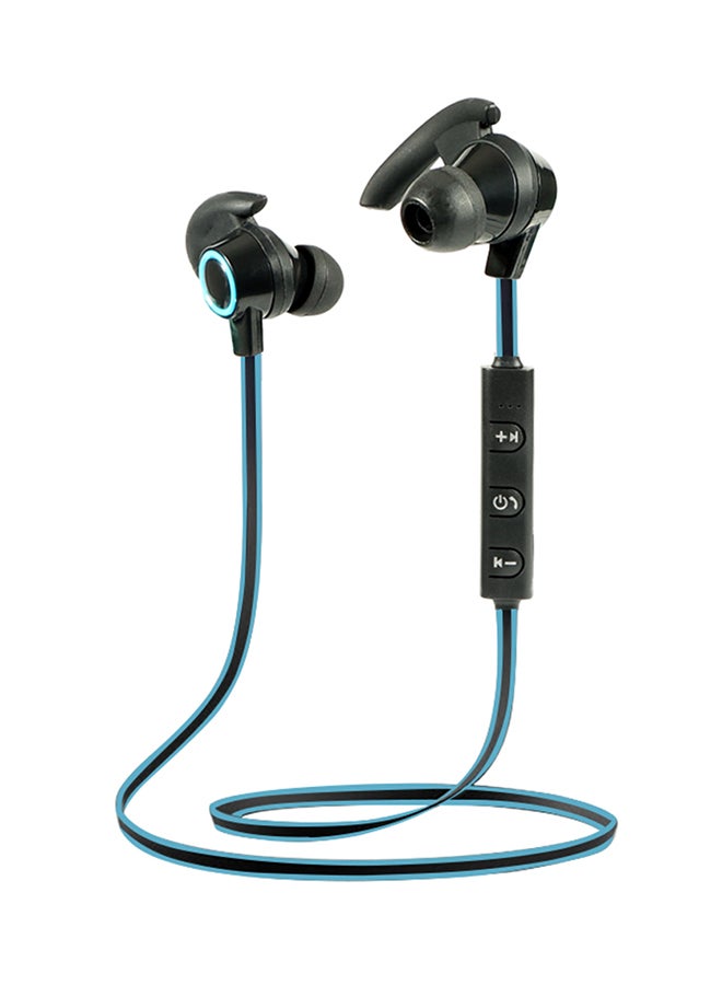 سماعة رأس لاسلكية تعمل بالبلوتوث أسود/أزرق - Image 1