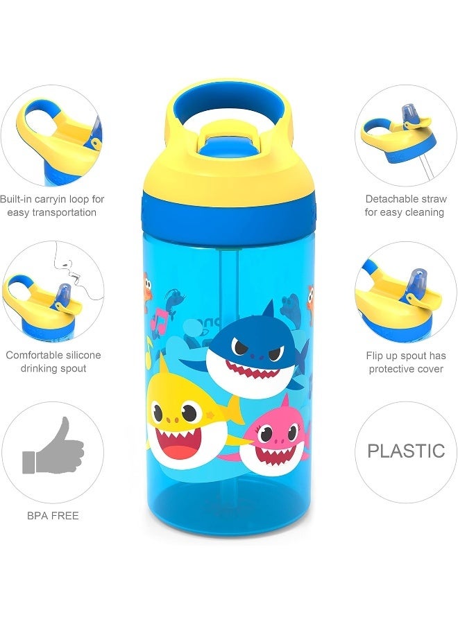 زاك ديزاينز Baby Shark Kids Dinnerware Set 5 Pieces - Image 3