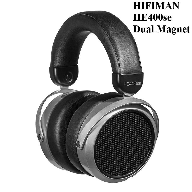 Hifiman HE400se Dual Magnet Full-Size Open-Back Planar Magnetic Wired Hi-Fi Headphones, 3.5mm - Image 1