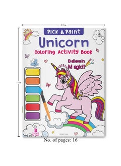 Wonder House Books Pick And Paint Coloring Activity Book For Kids: Unicorn  - Image 3