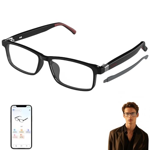 Tulbeys AI Glasses for Men Women Powered by ChatGPT, Bluetooth Smart Glasses with AI Translation(165+ Language), AI Noise Cancellation Via APP, Blue Light Filtering & Ultra-Slim Detachable Arms for Working - Image 1