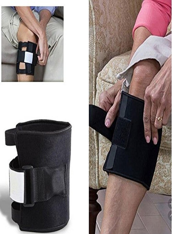 Styxon دعامة الركبة ستيكسون، دعامة ضغط لتخفيف الألم، ضمادة داعمة ضاغطة، مثبت لمنطقة الفخذ، وعضلات الورك، ومفصل العجز والحرقفة لعلاج تمزق الغضروف المفصلي، والتهاب المفاصل، والتهاب الجراب، وآلام العصب الوركي للرجال والنساء - Image 2