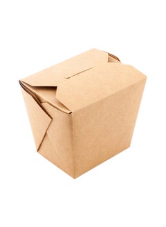 Restaurantware Restaurantware-Bio Tek 16 Ounce Chinese Take Out Boxes, 200 Greaseproof Food To Go Boxes - Tab-Lock, Microwave-Safe, Kraft Paper Take Home Boxes, Recyclable, For Restaurants, Catering, And Parties 
