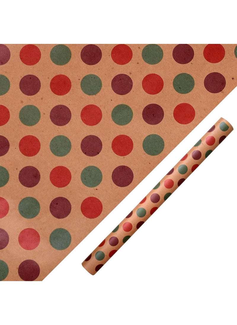 Skywalk Skywalk Multicolor Environment Friendly Brown Gift Wrapping Paper Sheets Set of 10 (Size-19.5 x 29.5), Perfect for Wrapping Gifts for Your Loved Ones SWGP-64  - Image 1