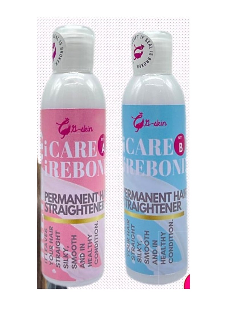 iCare iRebond Permanent Hair Straightener Sat A + Set B