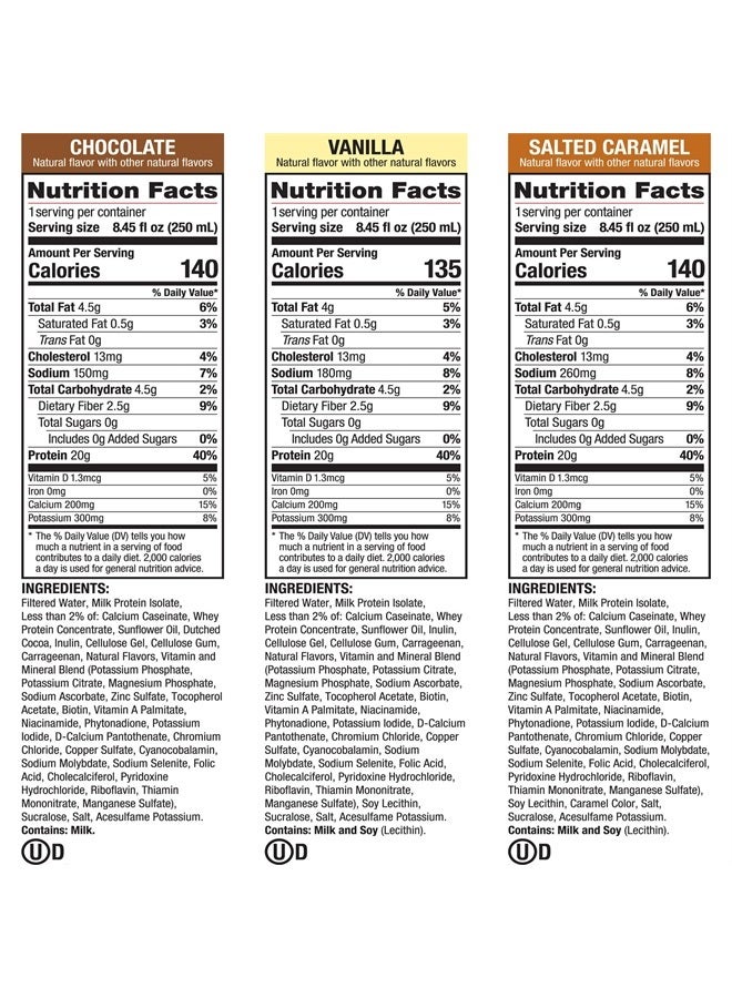 LABRADA Lean Body Triple Taster Pack |On-The-Go Whey Blend Protein Shake, Zero Sugar, Gluten Free, Enriched with 22 Vitamins & Minerals 8.45Fl Oz (Pack of 3) - Image 5