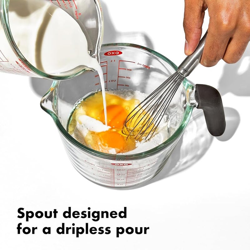 OXO Good Grips 2 Cup Glass Measuring Cup with Lid - Image 3