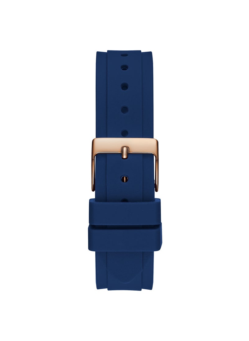 GUESS Women's Analog Square Shape Silicone Wrist Watch GW0113L3 - 36 Mm  - Image 3