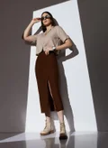 جلو باص brown