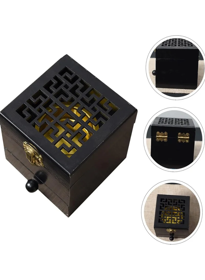 Quesera  Quesera wooden black incense burner  | Best Price UAE