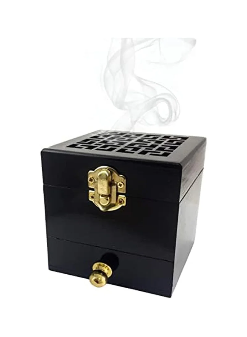 Quesera  Quesera wooden black incense burner  | Best Price UAE