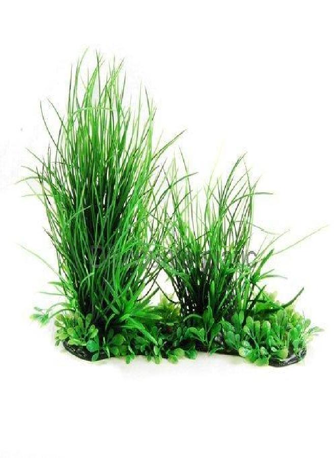 CNZ Aquarium Aquascape Artificial Plastic Plant, 10-inch x 8-inch, Green - Image 3