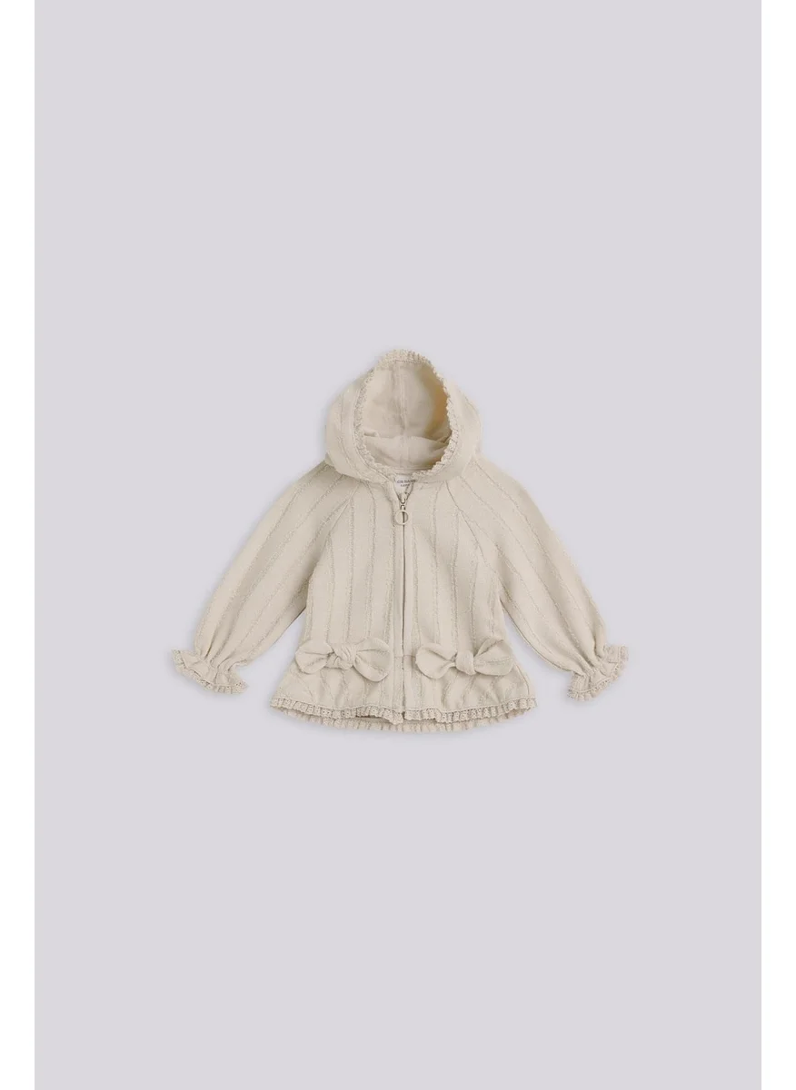 لايتي Girls Ecru Tracksuit Top