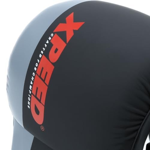 XPEED Striking Grappling Gloves, XP1504 PU Grappling Glove for Martail Arts, Combat Sports, MMA, Training Gloves, Versatile Sports Glove | Wrap Around Hook & Loop Closure (L/XL, Red) - Image 4