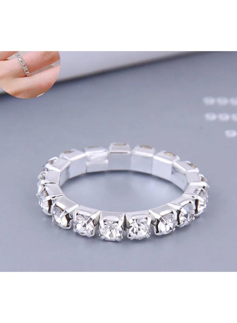 #فولومي خاتم أنيق لون فضي مميز - Image 2