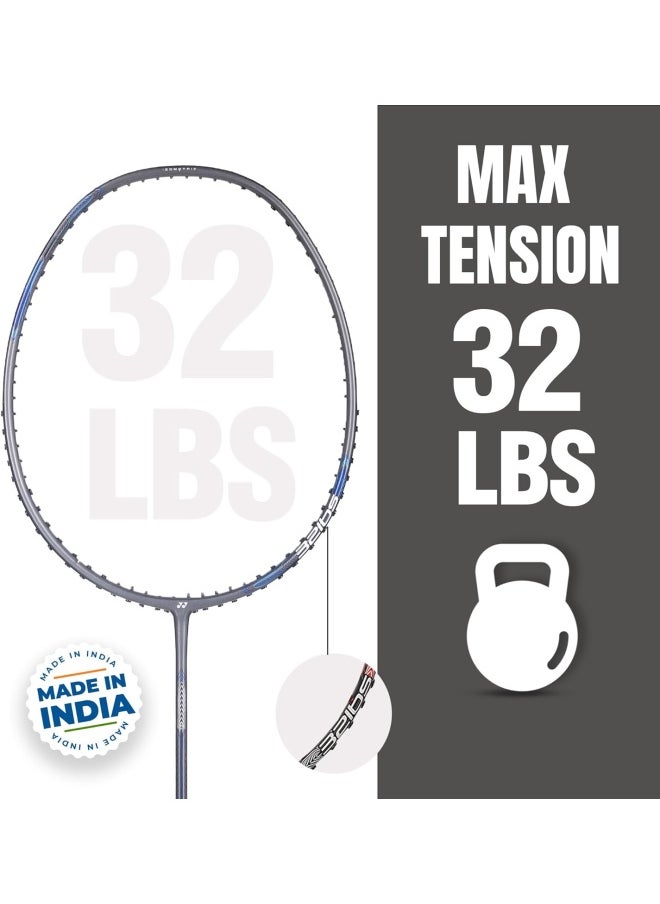 Yonex Yonex Badminton Racquet Astrox Attack 9 Metal Grey G4 4U(80GMS-32LBS)(Made in India)  - Image 2