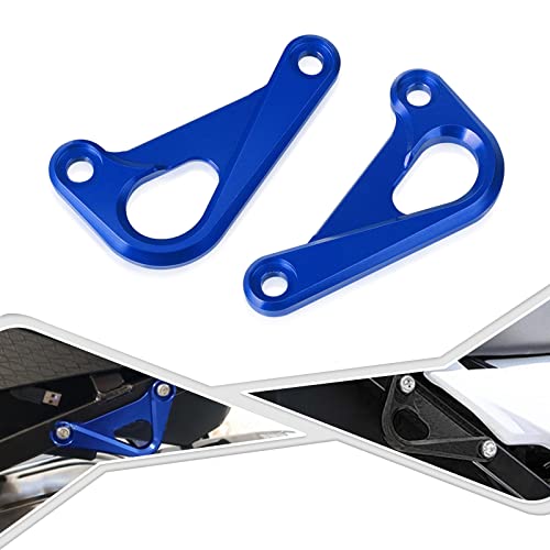 OXLLONE Motorcycle CNC Rear Subframe Racing Hooks Tie Down Holder Compatible with S1000RR 2009-2019 Compatible with S1000R 2014-2019 Compatible with HP4 2012-2014 (Blue) - Image 1