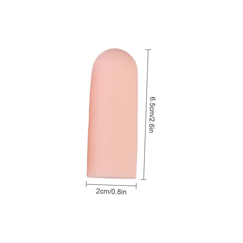 4 Pairs Finger Sleeves Breathable Thumb Protectors Durable Sebs Material Comfortable Lightweight - Image 3