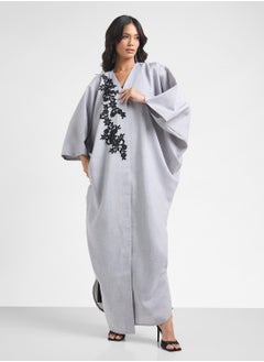 Khizana Printed Abaya  - Image 1