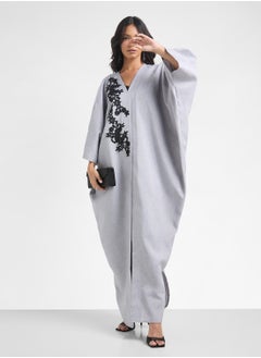 Khizana Printed Abaya  - Image 4