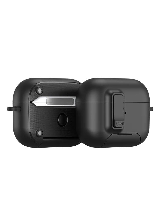 دوكس دوتشيز **حافظة دُكس دُوسِس من سلسلة PECQ لسماعات AirPods Pro 2 – باللون الأسود**