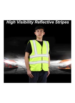 NIBEMINENT Reflective Safety Vest Green/Grey  - Image 2